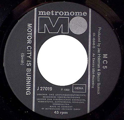 MC5 : Kick Out The Jams (7", Single)