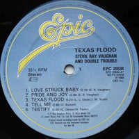 Stevie Ray Vaughan And Double Trouble* : Texas Flood (LP, Album)