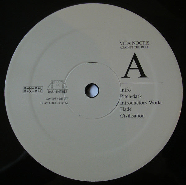 Vita Noctis : Against The Rule (2xLP, Comp, RE, RM)