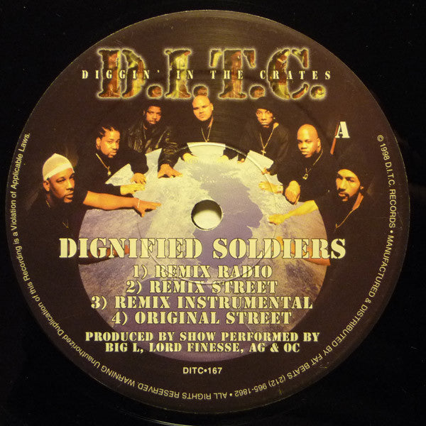 D.I.T.C. : Dignified Soldiers / Themes, Dreams & Schemes (12")