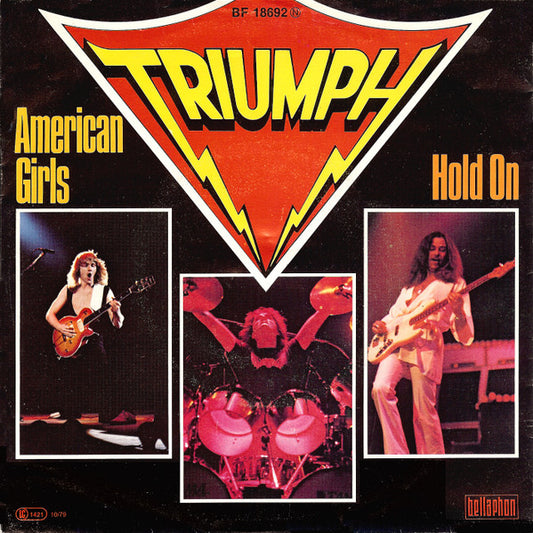 Triumph (2) : American Girls / Hold On (7", Single)
