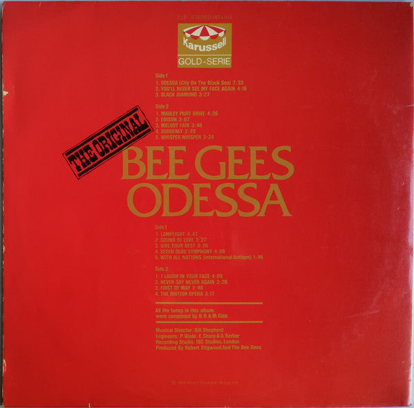 Bee Gees : Odessa (2xLP, Album, RE, Gat)