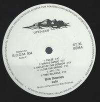 Bob Downes : Solo (LP, Album)