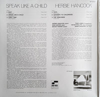 Herbie Hancock : Speak Like A Child (LP, Album, RE, 180)