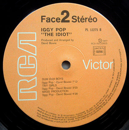 Iggy Pop : The Idiot (LP, Album)
