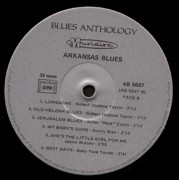 Various : Arkansas Blues (LP, Comp, RE)