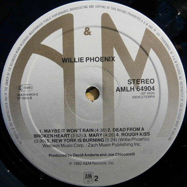 Willie Phoenix : Willie Phoenix (LP, Album)