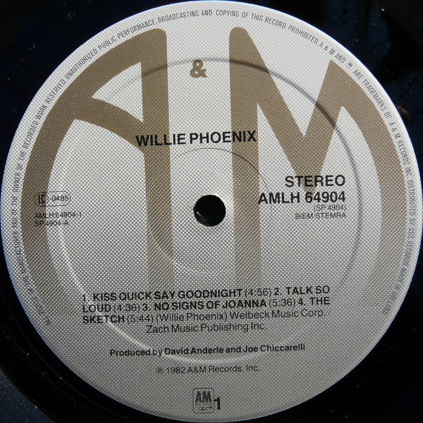 Willie Phoenix : Willie Phoenix (LP, Album)