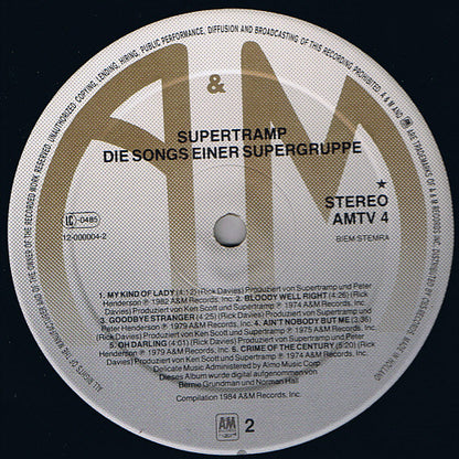 Supertramp : Die Songs Einer Supergruppe (LP, Comp, Ltd)