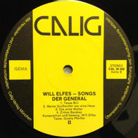 Will Elfes Nach Texten Von Gisela Pfeiffer Und H.C. Artmann : Songs - Der General (LP, Album)