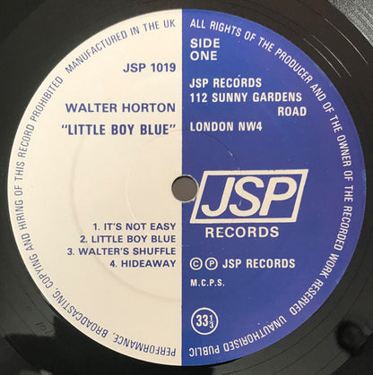 Walter Horton : Little Boy Blue (LP, Album, RE)