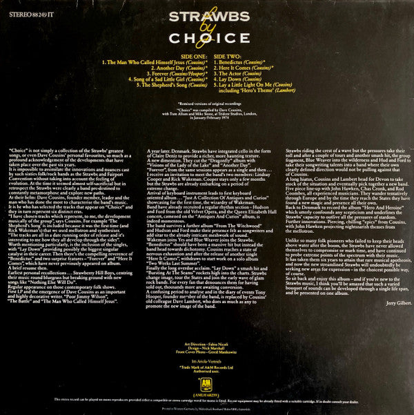Strawbs : Strawbs By Choice (LP, Comp, Gat)