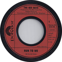 Bee Gees : Run To Me (7", Single)