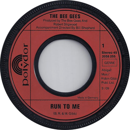 Bee Gees : Run To Me (7", Single)