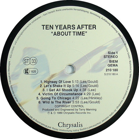 Ten Years After : About Time (LP, Album)