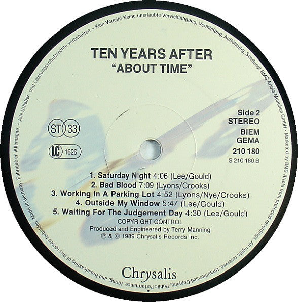 Ten Years After : About Time (LP, Album)