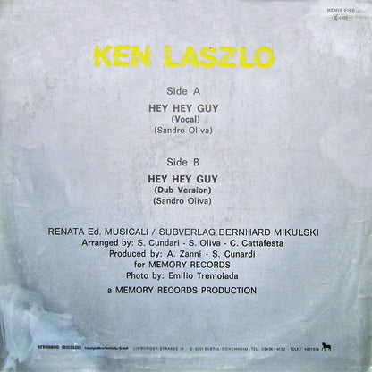 Ken Laszlo : Hey Hey Guy (Special Nunk Remix) (12")