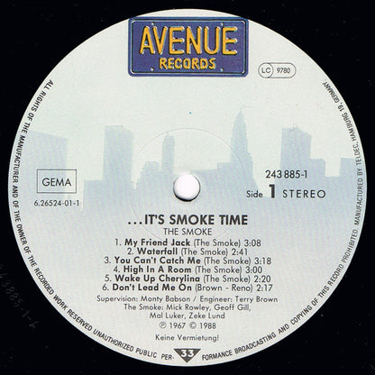 The Smoke : …It's Smoke Time (LP, Album, RE)