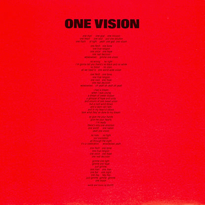 Queen : One Vision (7", Single, Inn)