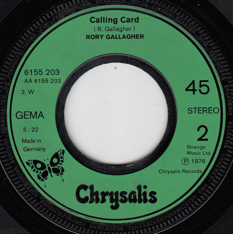 Rory Gallagher : Moonchild (7", Single)