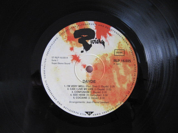 Daydé* : Daydé (LP, Album)