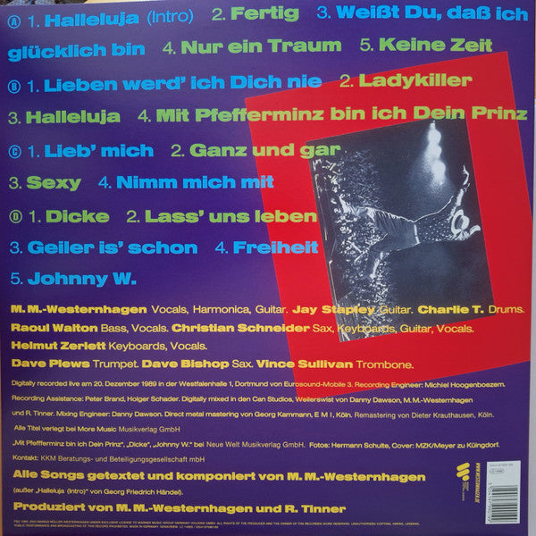 Westernhagen* : Live (2xLP, Album, RE, RM, 180)