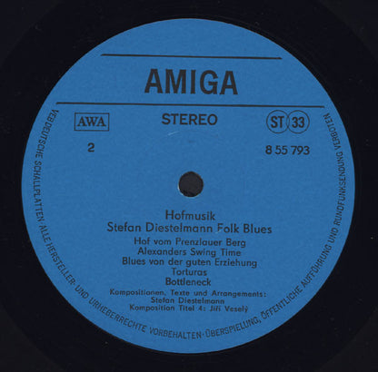 Stefan Diestelmann Folk Blues Band : Hofmusik (LP, Album, RP, Dar)