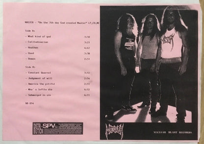 Master (2) : On The Seventh Day God Created... Master (LP, Album, TP)