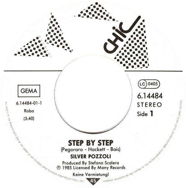 Silver Pozzoli* : Step By Step (7", Single)