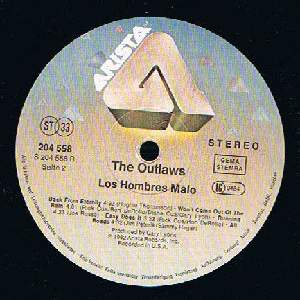 Outlaws : Los Hombres Malo (LP, Album)