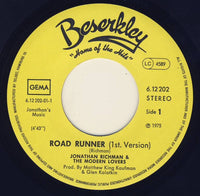 Jonathan Richman & The Modern Lovers : Road Runner (7", Single)