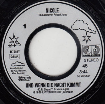 Nicole (2) : Und Wenn Die Nacht Kommt (7", Single)