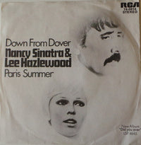 Nancy Sinatra & Lee Hazlewood : Down From Dover / Paris Summer (7", Single, Promo)