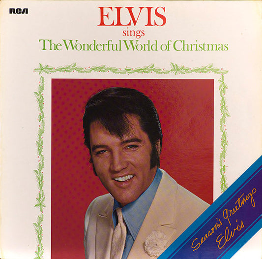 Elvis Presley : Elvis Sings The Wonderful World Of Christmas (LP, Album, RE)