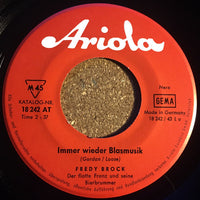 Fredy Brock, Der Flotte Franz Und Seine Bierbrummer : Immer Wieder Blasmusik / Das Hat Die Katz' Gefressen (7", Single, Mono)