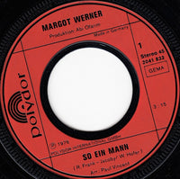 Margot Werner : So Ein Mann (7", Single)