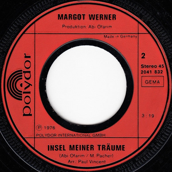 Margot Werner : So Ein Mann (7", Single)