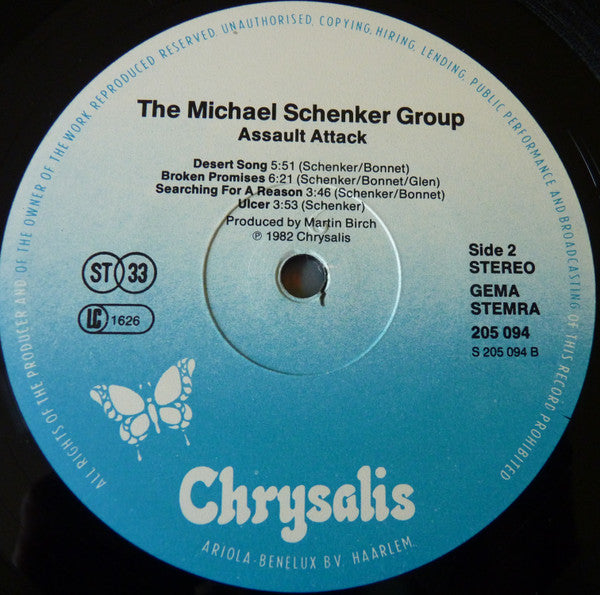 The Michael Schenker Group : Assault Attack (LP, Album)