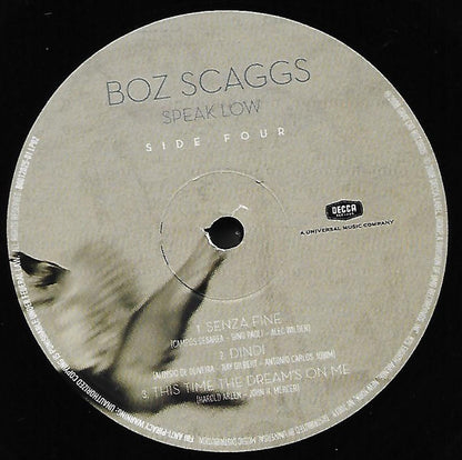 Boz Scaggs : Speak Low (2xLP, Album)