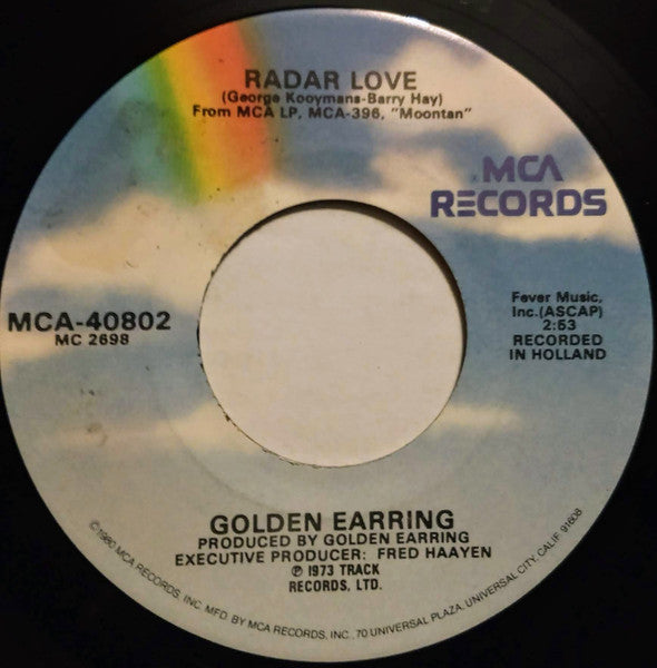 Golden Earring : Radar Love (7", Single, RE, Glo)