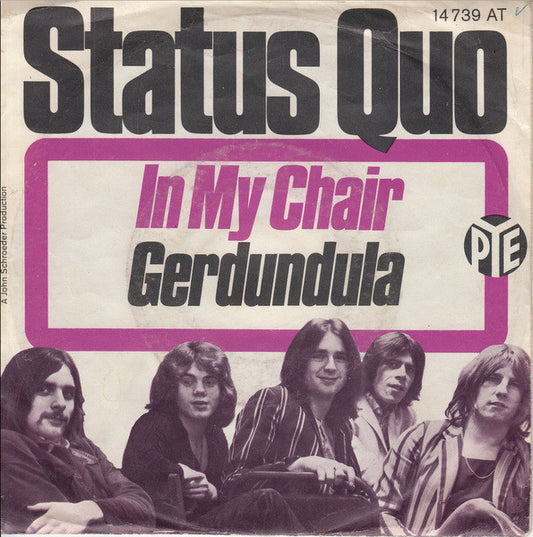 Status Quo : In My Chair (7", Single)