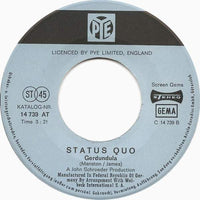 Status Quo : In My Chair (7", Single)