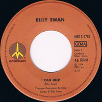 Billy Swan : I Can Help (7", Single)