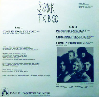Shark Taboo : Come In From The Cold (12", Single)