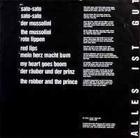 Deutsch Amerikanische Freundschaft : Alles Ist Gut (LP, Album)