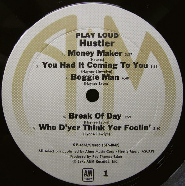 Hustler (9) : Play Loud (LP, Album)