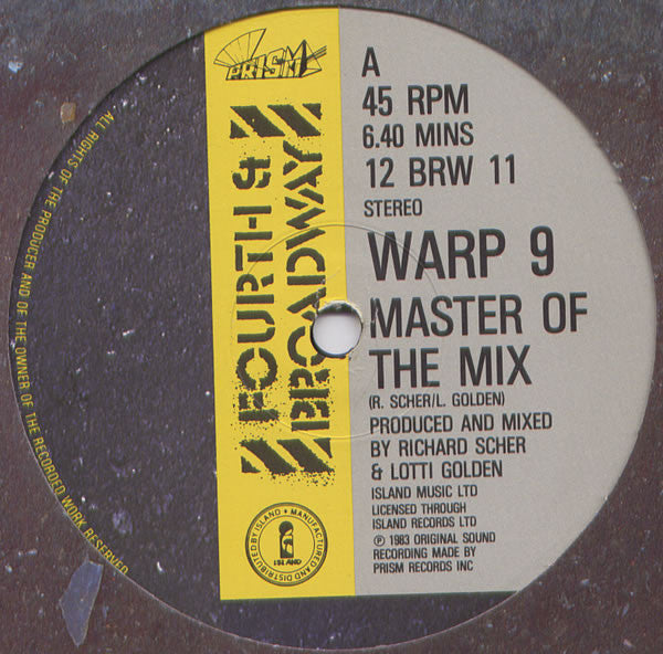 Warp 9 : Master Of The Mix (12")