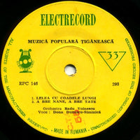 Fănică Vișan / Dona Dumitru Siminică : Muzică Populară Țigănească (7", Mono, RE)