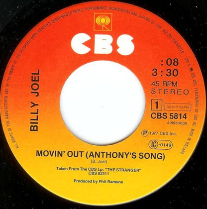 Billy Joel : Movin' Out (Anthony's Song) / She's Always A Woman (7", Single)