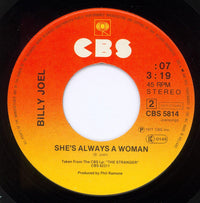 Billy Joel : Movin' Out (Anthony's Song) / She's Always A Woman (7", Single)